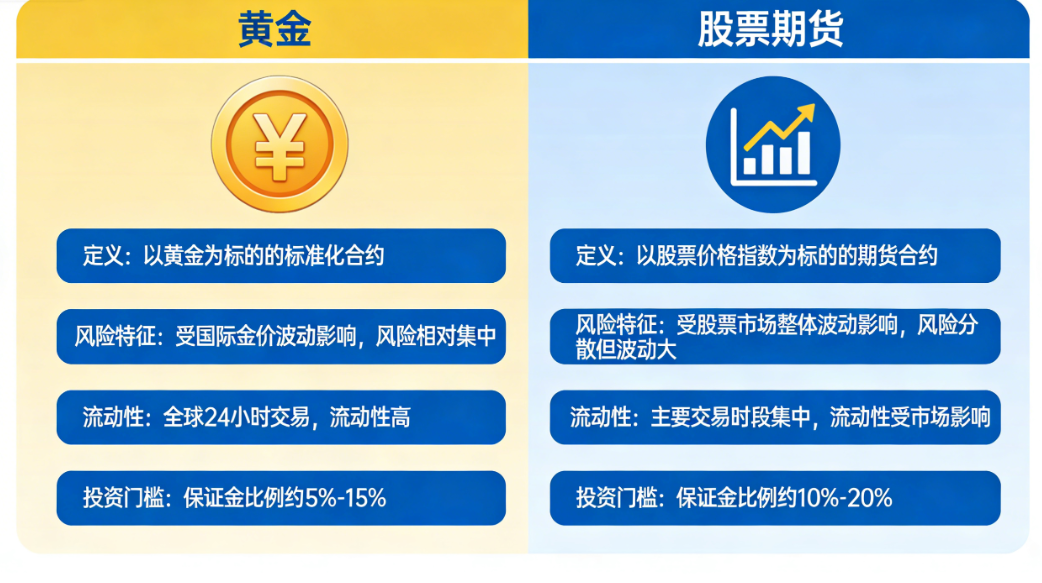 黄金与股票期货区别：搞懂差异再做投资选择_https://www.hbhygd168.com_期货分析_第1张