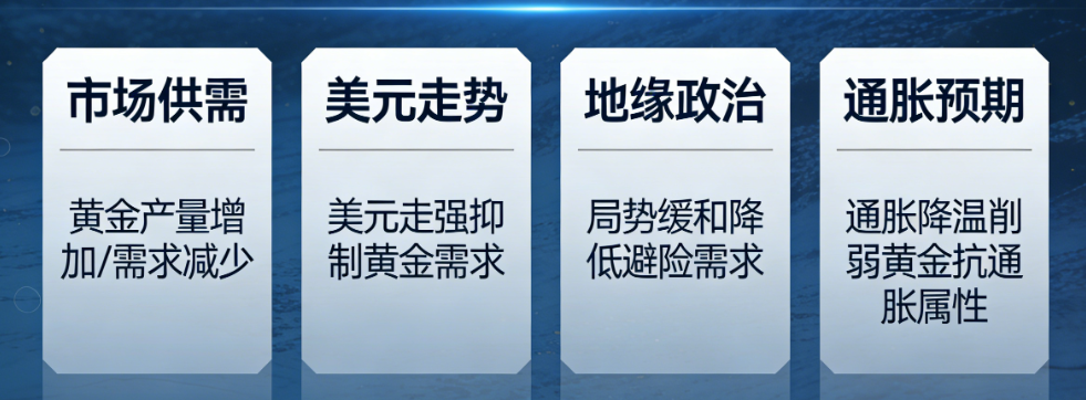 期货黄金什么时候能跌？四大核心触发因素拆解_https://www.hbhygd168.com_黄金期货直播_第1张